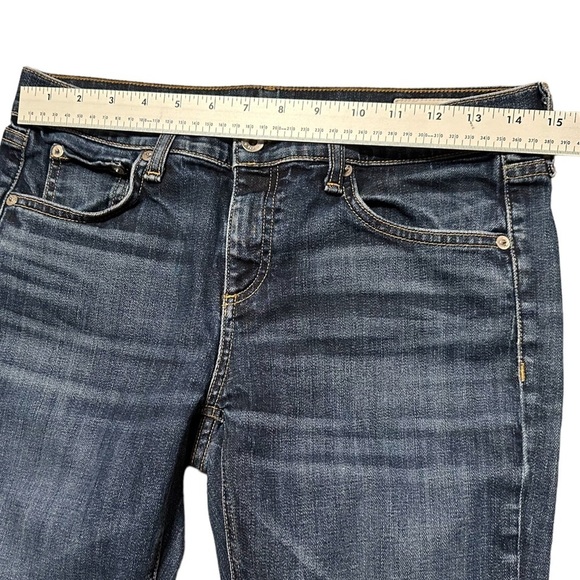Rag and Bone Dre Denim Darker Blue Low Rise Straight Leg Jeans Womens Size 26 - Picture 4 of 9
